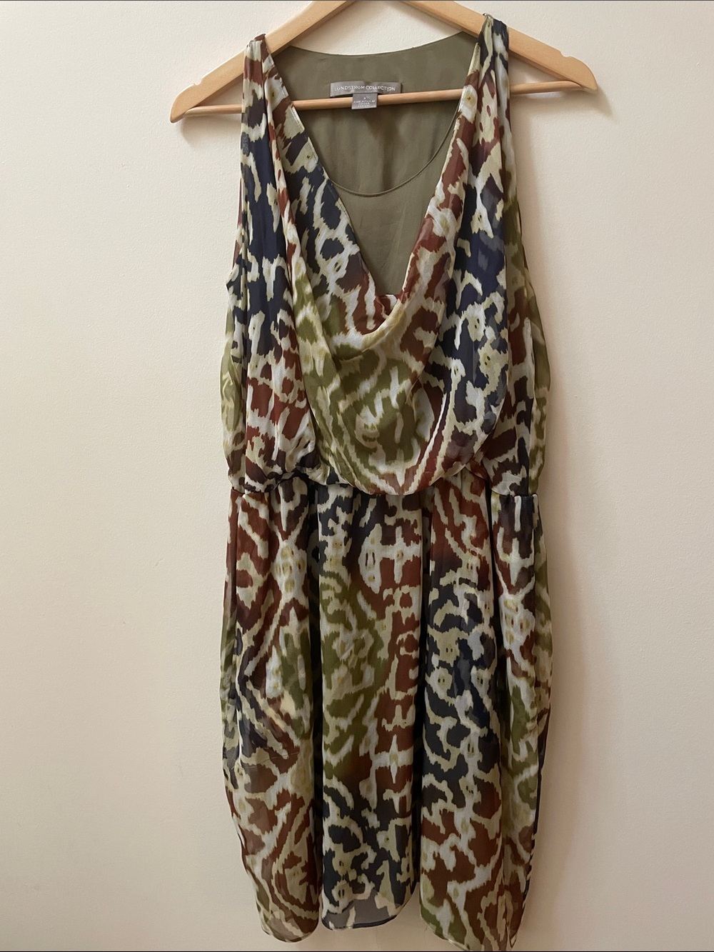 100% Silk Designer Vintage Dress